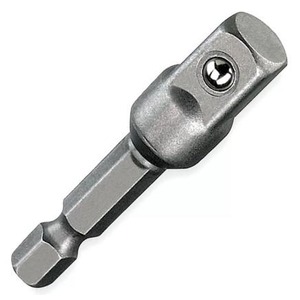 ADAPTADOR SOQUETE - QUADR. 1/4" X SEXT. 1/4"