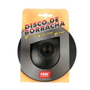DISCO BORRACHA P/ LIXA 5." - COF. 250848