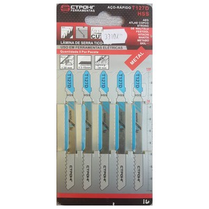 LAMINA T.TICO - 5 PC - 10 DENTES T:127D - *FL.